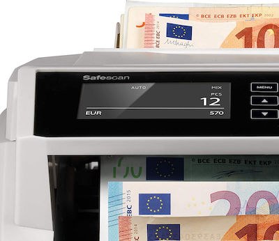 Safescan Συσκευή Ανίχνευσης Πλαστών Χαρτονομισμάτων Banknote Counter ECB Tested