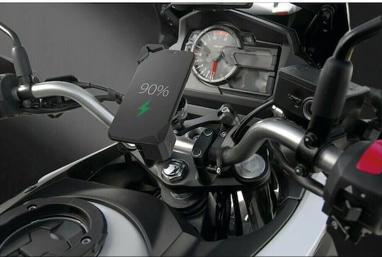 Lampa Titan Optiline Motorcycle Cellphone Mount with Adjustable Arm 5.3-7 Inches for Steering Wheel