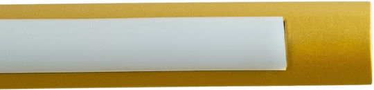 GloboStar Mira Modern Leuchte Badezimmer mit Integrierter LED und Neutralweißes Licht Gold 60x13cm