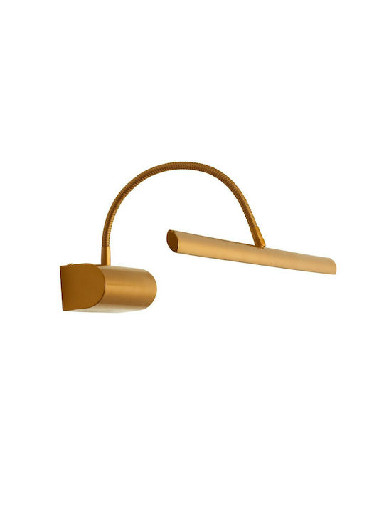 GloboStar Trois Modern Lamp Bathroom with Integrated LED and Natural White Light Copper 60x18cm