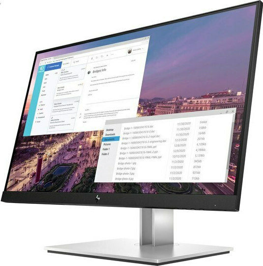 HP Monitor E23 G4 IPS 23" FHD 1920x1080 cu Timp De Răspuns 5ms GTG Gri
