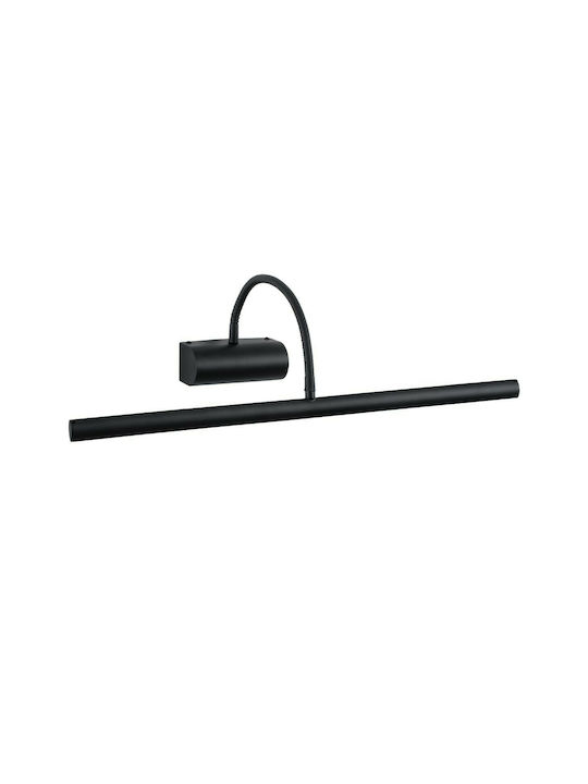 GloboStar Trois Modern Lamp Bathroom with Integrated LED and Natural White Light Black 60x18cm