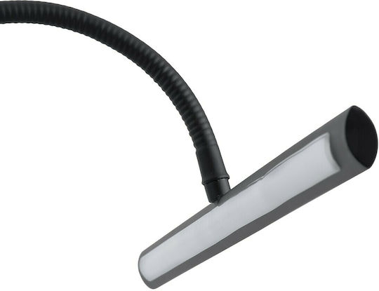 GloboStar Trois Modern Leuchte Badezimmer mit Integrierter LED und Neutralweißes Licht Schwarz 60x18cm