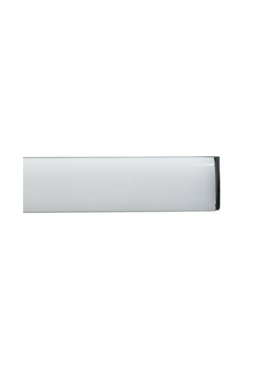 GloboStar Ellis Modern Lamp Bathroom with Integrated LED and Natural White Light Black 60x6cm