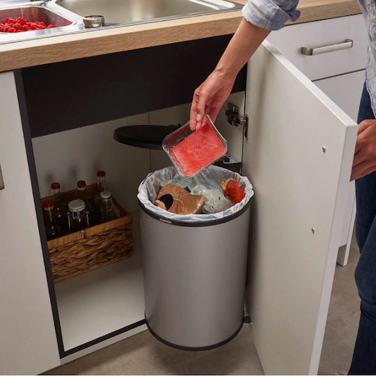 Blanco Blanco Mülleimer Für Schrank Metallisch Silber 20lt