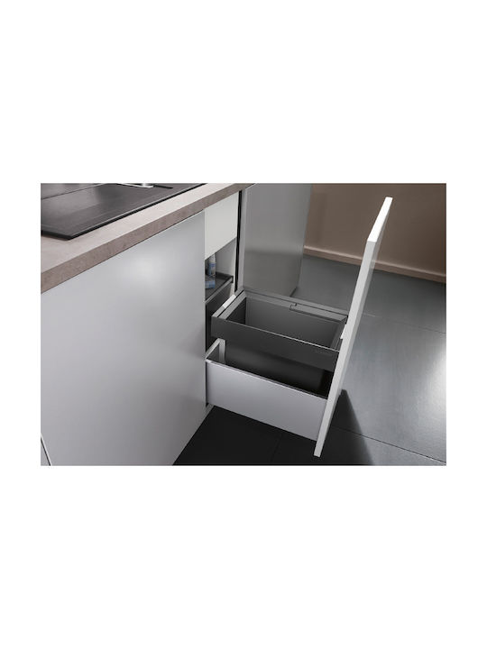 Blanco Flexon II 30/1 Plastic Cupboard Bin 19lt Black