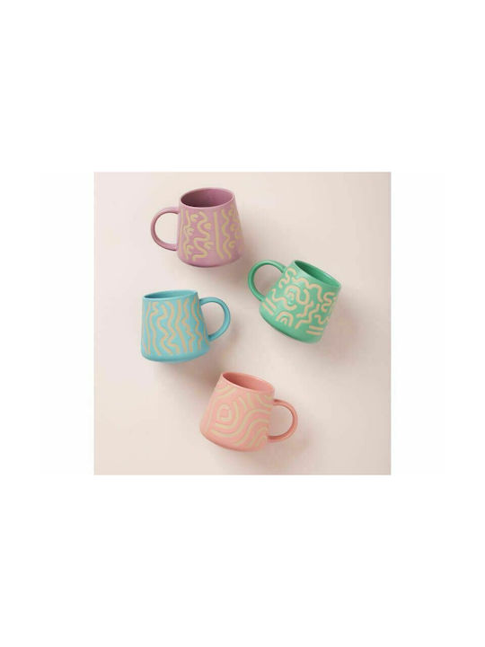 Maxwell & Williams Squiggle Mug Ceramic Green 420ml