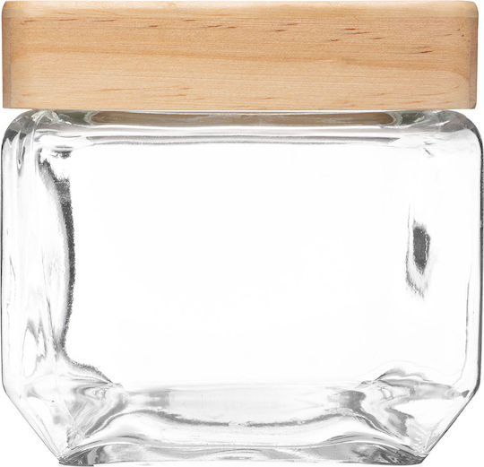 Atmosphera General Use Glass Jar with Lid Transparent 850ml 1 Piece