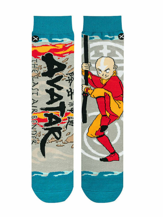 Odd Sox Aang Last Airbender Bărbați Șosete cu Model Multicolor 1Pachet