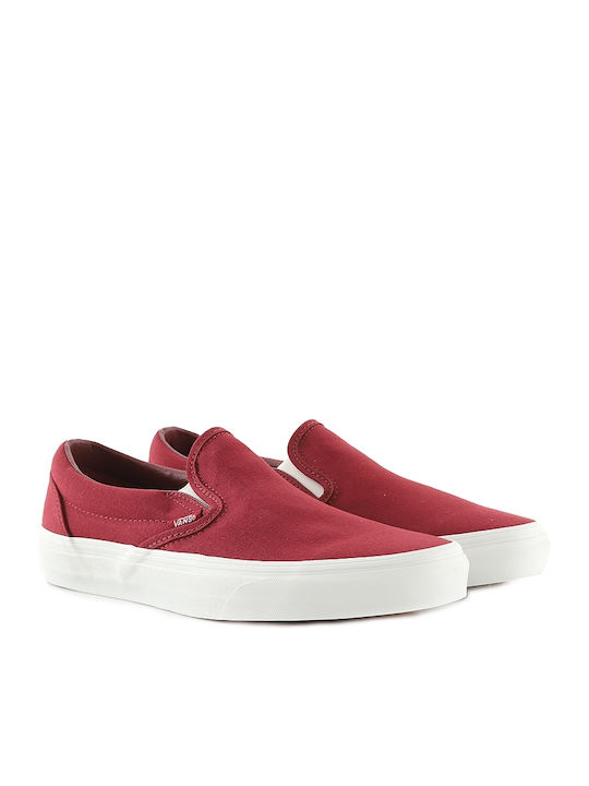 Vans Stoff Herren Slip-Ons Cabernet