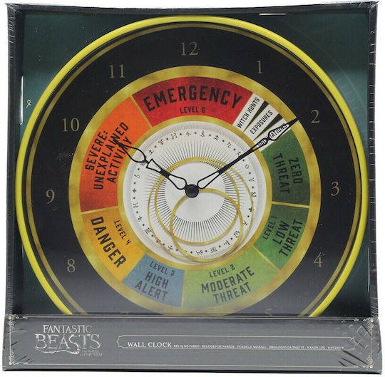 Pyramid International Wizarding World Emergency Fantastic Ceas de Perete Plastic Multicolor Ø25cm