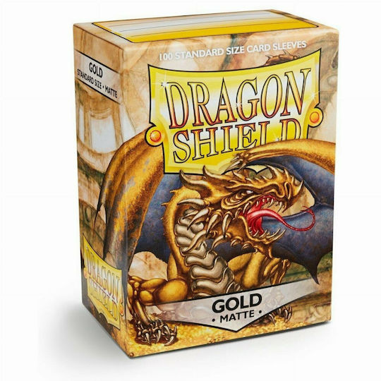 Dragon Shield Game Accessory Card Sleeves Matte Gold 11006