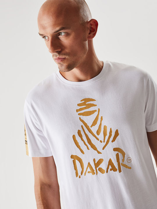 Dakar T-shirt with Print DKR VIP 0422 - White