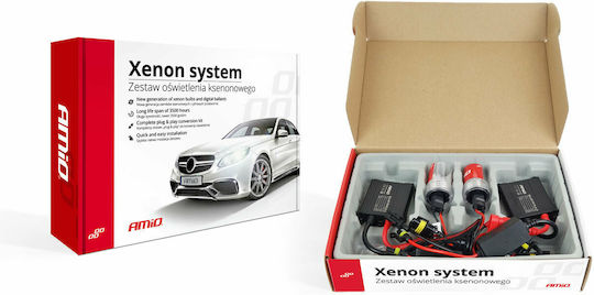 AMiO Xenon Set de Iluminare H1 35W 9-16V 4300K Alb natural