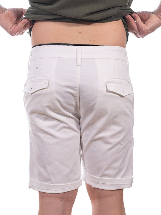 Cosi Jeans Veggio Men's Shorts Chino White 59-VEGGIO