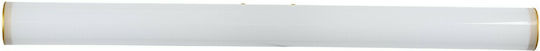 GloboStar Mabel Modern Lamp Bathroom with Integrated LED and Natural White Light Gold 10x5cm