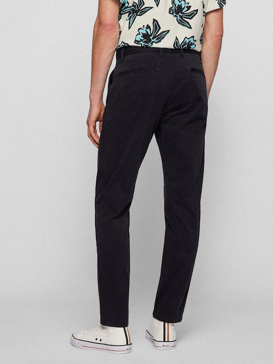 Hugo Boss Pantaloni pentru bărbați Chino Elastice cu Croială Slim Negru