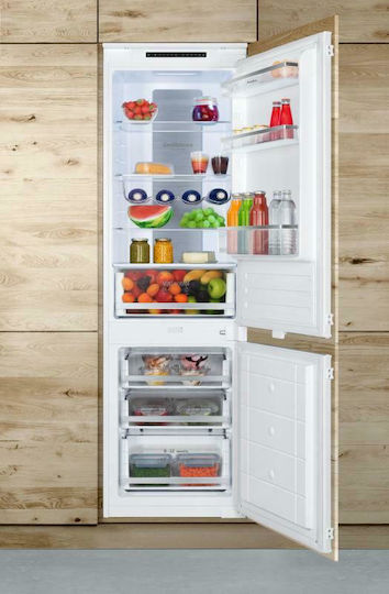 Built-in Fridge-Freezer 241L NoFrost Height 177.6cm Width 54cm Length 54cm White BK3055.6NFM