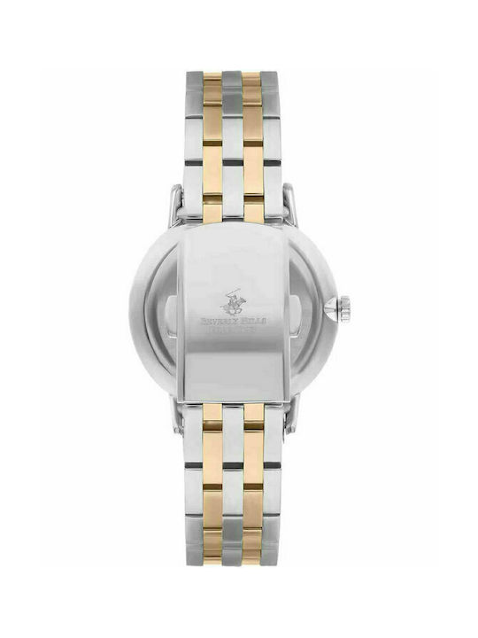 Beverly Hills Polo Club Diamonds Uhr mit Metallarmband