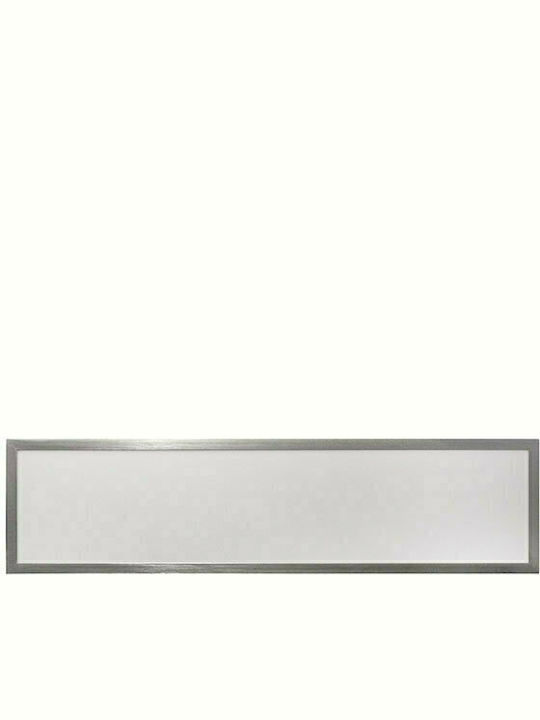 Adeleq Παραλληλόγραμμο Κρεμαστό LED Panel 50W με Φυσικό Λευκό Φως 4000K 120x30εκ.