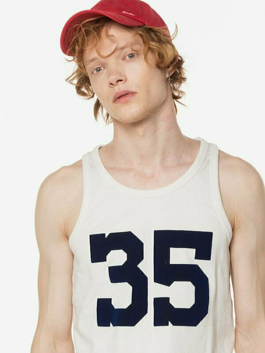 Superdry Vintage Field College Ανδρική Μπλούζα Αμάνικη Μπεζ