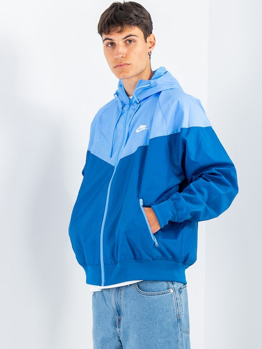 Sportswear Jacket Windproof Blue