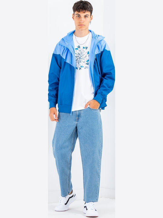 Sportswear Jacket Windproof Blue