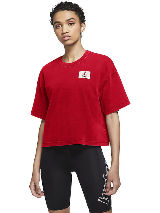 Women's Crop T-shirt Red