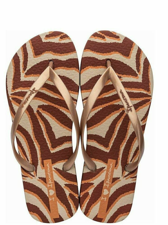 Ipanema Flip Flops Camo Print Bronze