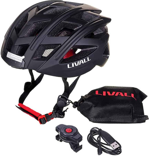 Livall Helmet Bluetooth Helm für Elektro-Roller BH60SE Schwarz in Schwarz Farbe