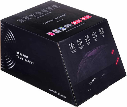 Livall Helmet Bluetooth Helm für Elektro-Roller BH60SE Schwarz in Schwarz Farbe