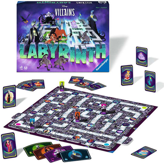Επιτραπέζιο Παιχνίδι Disney Villains Labyrinth για 2-4 Παίκτες 5+ Ετών (EN) Ravensburger