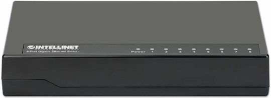 Intellinet Unmanaged L2 Switch με 8 Θύρες Gigabit (1Gbps) Ethernet