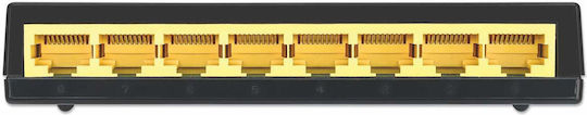 Intellinet Unmanaged L2 Switch με 8 Θύρες Gigabit (1Gbps) Ethernet