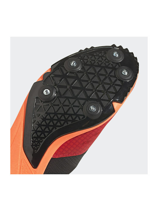 DistanceStar Sport Shoes Spikes Vivid Red / Solar Orange / Beam Orange