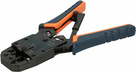 Extralink Πρέσα Ακροδεκτών Δικτύου RJ12, RJ11, RJ45, RJ10 με Απογυμνωτή