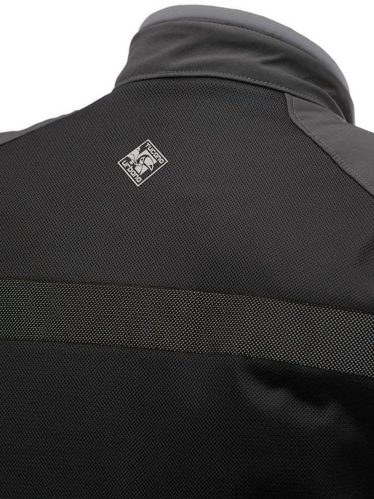 Tucano Urbano Urban Network Χειμερινό Ανδρικό Μπουφάν Μηχανής Softshell Αδιάβροχο Μαύρο