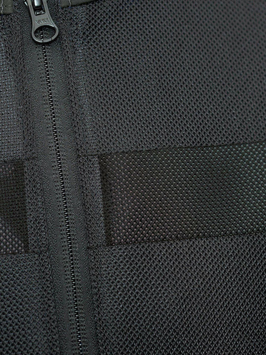 Tucano Urbano Urban Network Χειμερινό Ανδρικό Μπουφάν Μηχανής Softshell Αδιάβροχο Μαύρο