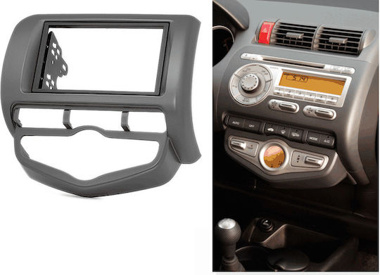 Πρόσοψη 2 Din Πρόσοψη Honda Jazz (2002 - 2008) Auto Air-Conditioning only για Honda Jazz με Clima 2002 2008