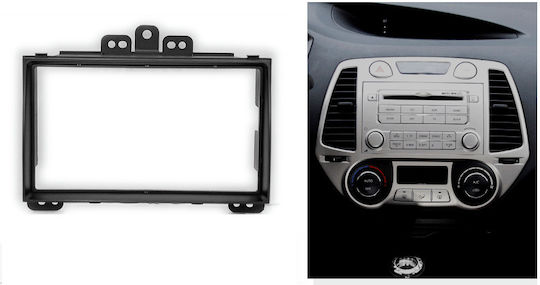 DIN-Verkleidungsplatten 2 Din für Hyundai i20 2008 - 2012 für Hyundai i20