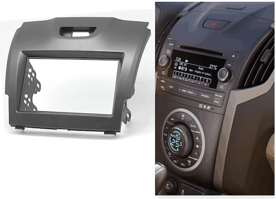 DIN Fascia Panels 2 Din for Isuzu D-MAX 2012-2020 for Isuzu D-Max 2012-2020
