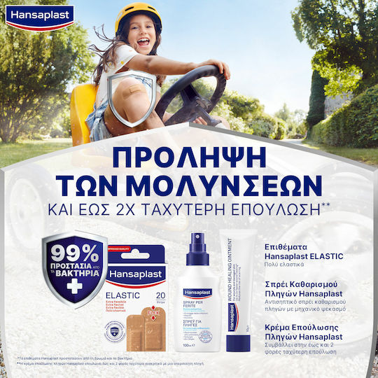 Hansaplast Ήπια Λοσιόν Οινοπνεύματος σε Spray Wound 100ml
