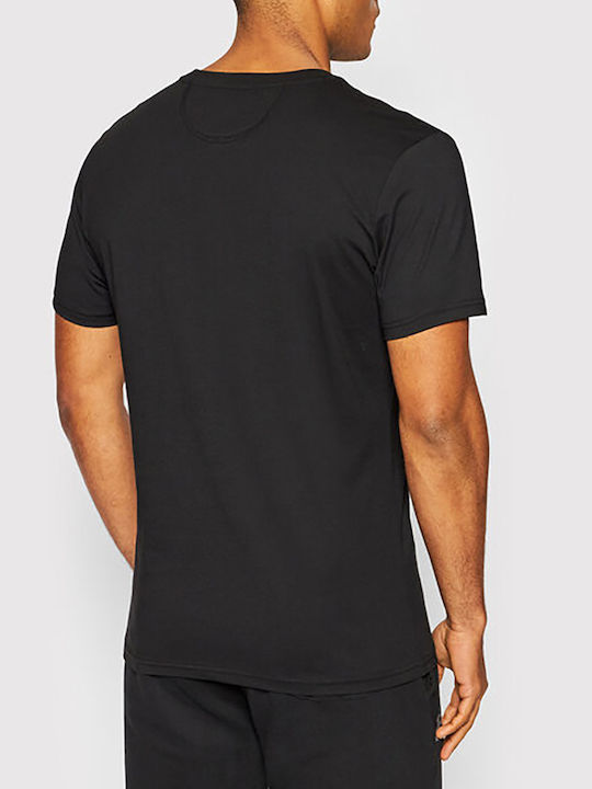 La Martina Men's Short Sleeve T-shirt Black