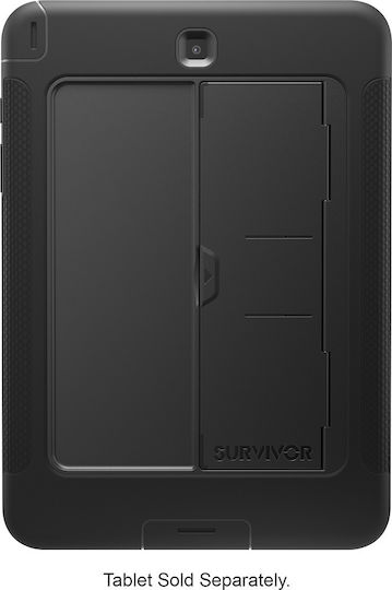 Griffin Survivor Slim Back Cover Ανθεκτική Μαύρη (Galaxy Tab A 9.7)