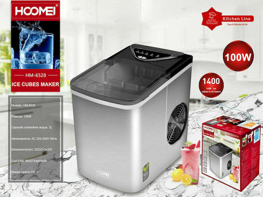 Hoomei Ice Machine with Daily Production 12kg HM-6528