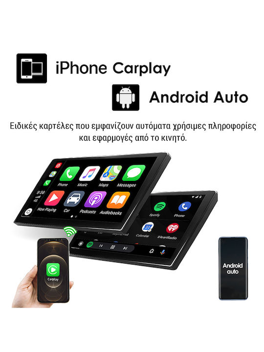 Kirosiwa Car Audio System for Smart ForFour / ForTwo 2004-2007 (Bluetooth/USB/AUX/WiFi/GPS) with Touch Screen 9"