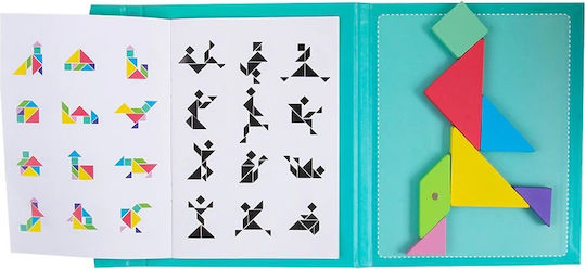 Iso Trade Магнитна Играчка За Строене Tangram За Деца Над 3 Години