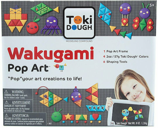 Relevant Play Πλαστελίνη - Παιχνίδι Wakugami Pop Art για 5+ Ετών, 4τμχ