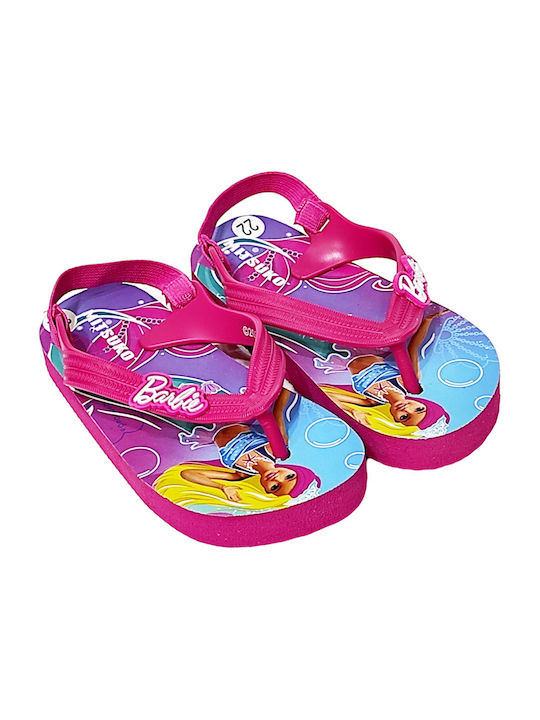 Mitsuko Kids' Flip Flops Fuchsia