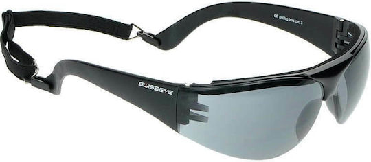 Swiss Eye Shooting Glasses Outbreak Protector with Anti-Scratch Coating, Anti-Glare & UV Protection Black